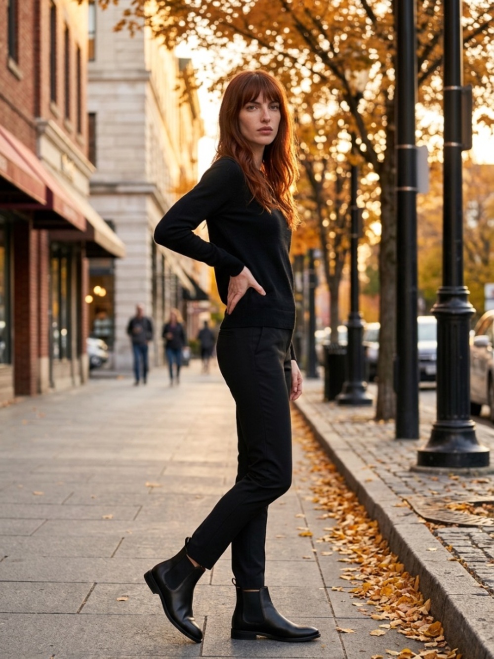 MADEWELL Ainsley Chelsea Boot Black leather Size 9.5 - Picture 2 of 6